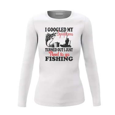 Fishing Symptoms Women Long Sleeve Shirt